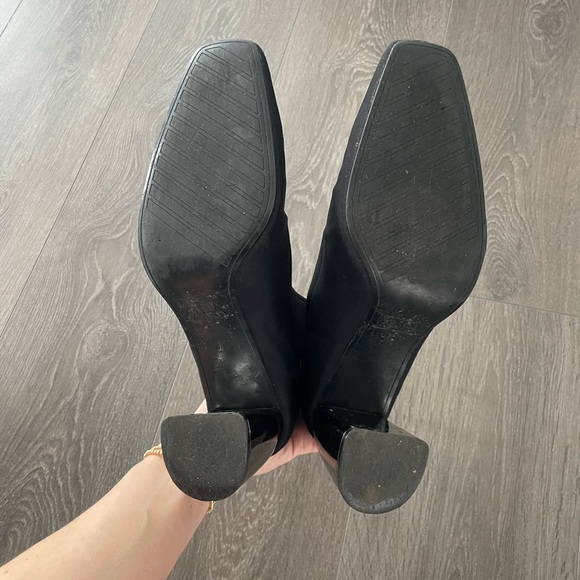 Zara Silver Block Heel Booties - Picture 5 of 5